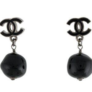 Resin CC Drop Earrings